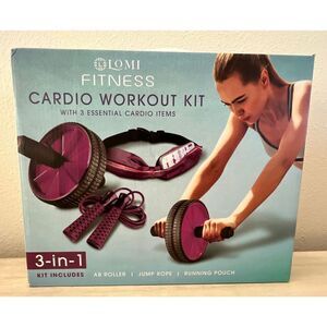 Lomi 3-in-1 Cardio Workout Kit - Ruby 3 Essential Cardio Items $50+